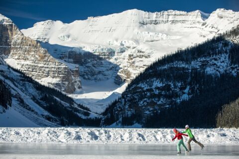 Ice Skating Lake Louise Zizka Med