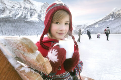 Ice skating lake louise Fairmont 2h Large