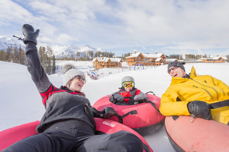 Tubing Lake Louise Shannon Martin