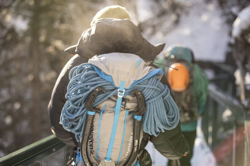 Winter Ice Climbing Johnson Canyon 2016 Noel Hendrickson Horizontal large